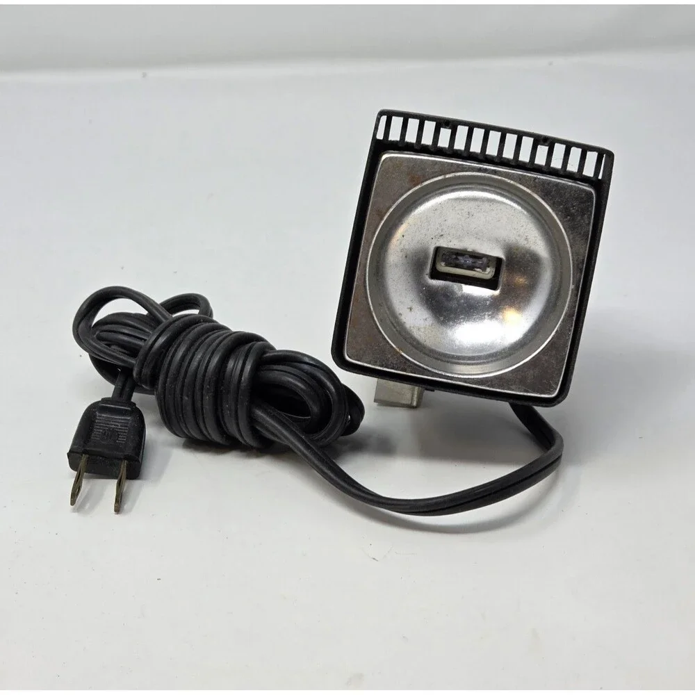 Agena Super 8 Movie Light Flood‎ Spot 650W Vintage 1960s USA DYY Bulb Mount
